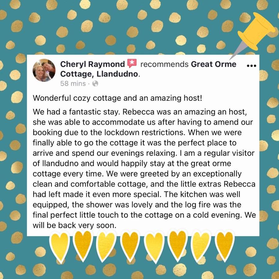 Great Orme Cottage, The Great Orme, Llandudno Eksteriør billede