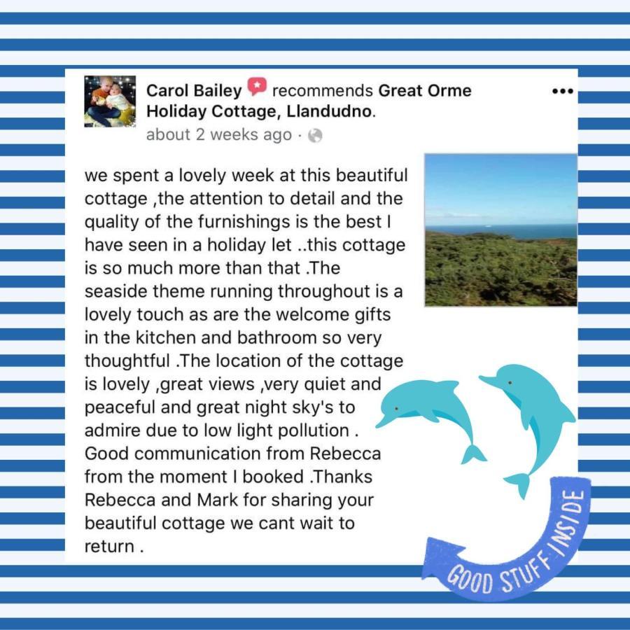 Great Orme Cottage, The Great Orme, Llandudno Eksteriør billede
