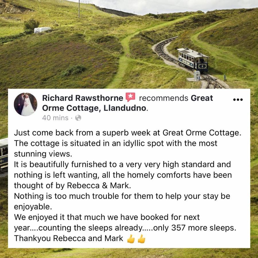 Great Orme Cottage, The Great Orme, Llandudno Eksteriør billede