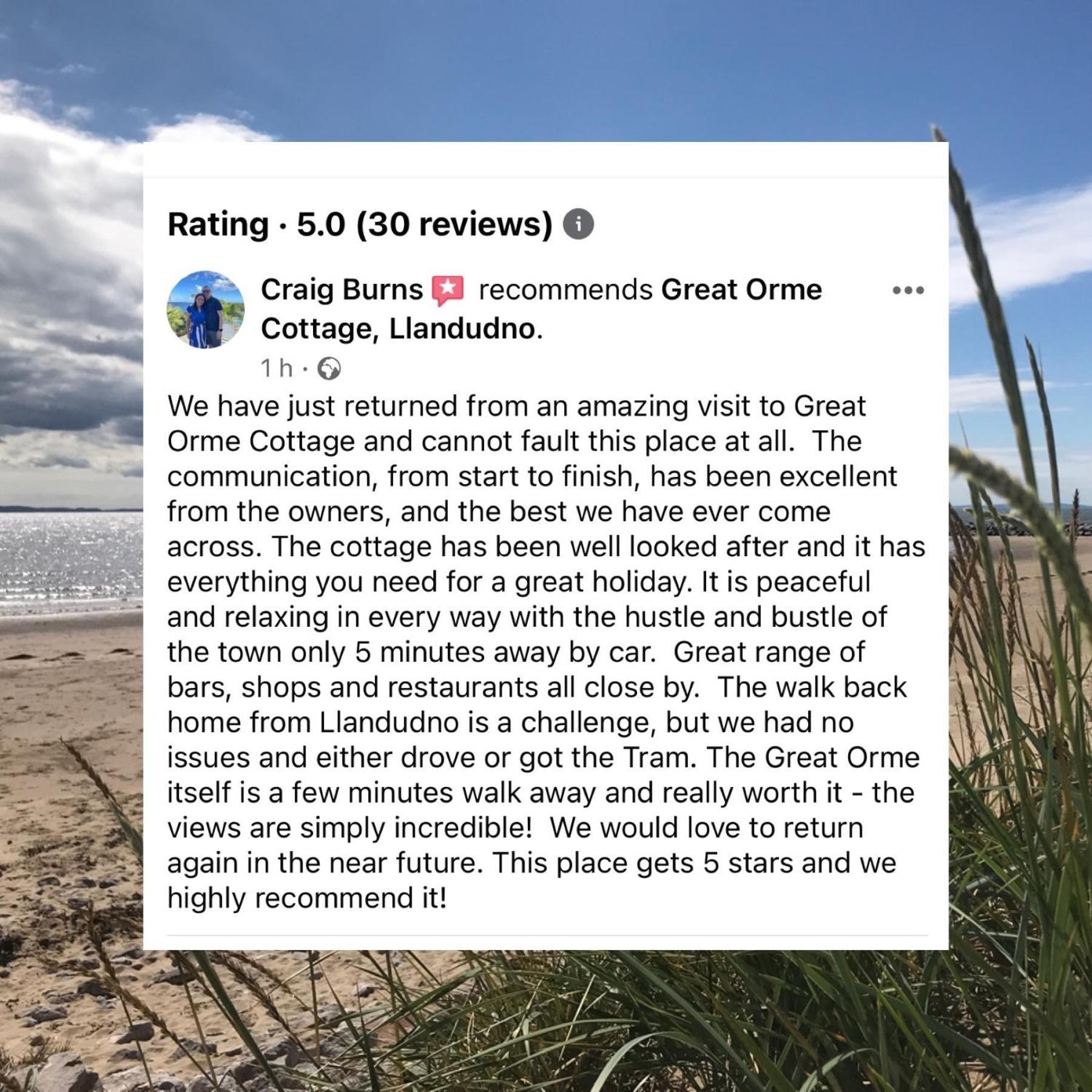 Great Orme Cottage, The Great Orme, Llandudno Eksteriør billede